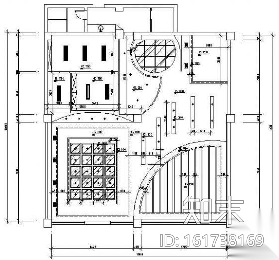 某售楼中心cad施工图下载【ID:161738169】