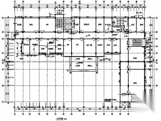 [安徽]3层医疗中心建筑设计施工图cad施工图下载【ID:165142126】