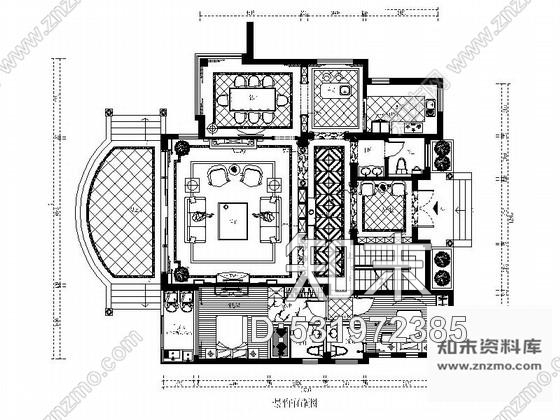 施工图福州富豪区独栋精品欧式三层别墅CAD装修图含效果施工图下载【ID:531972385】