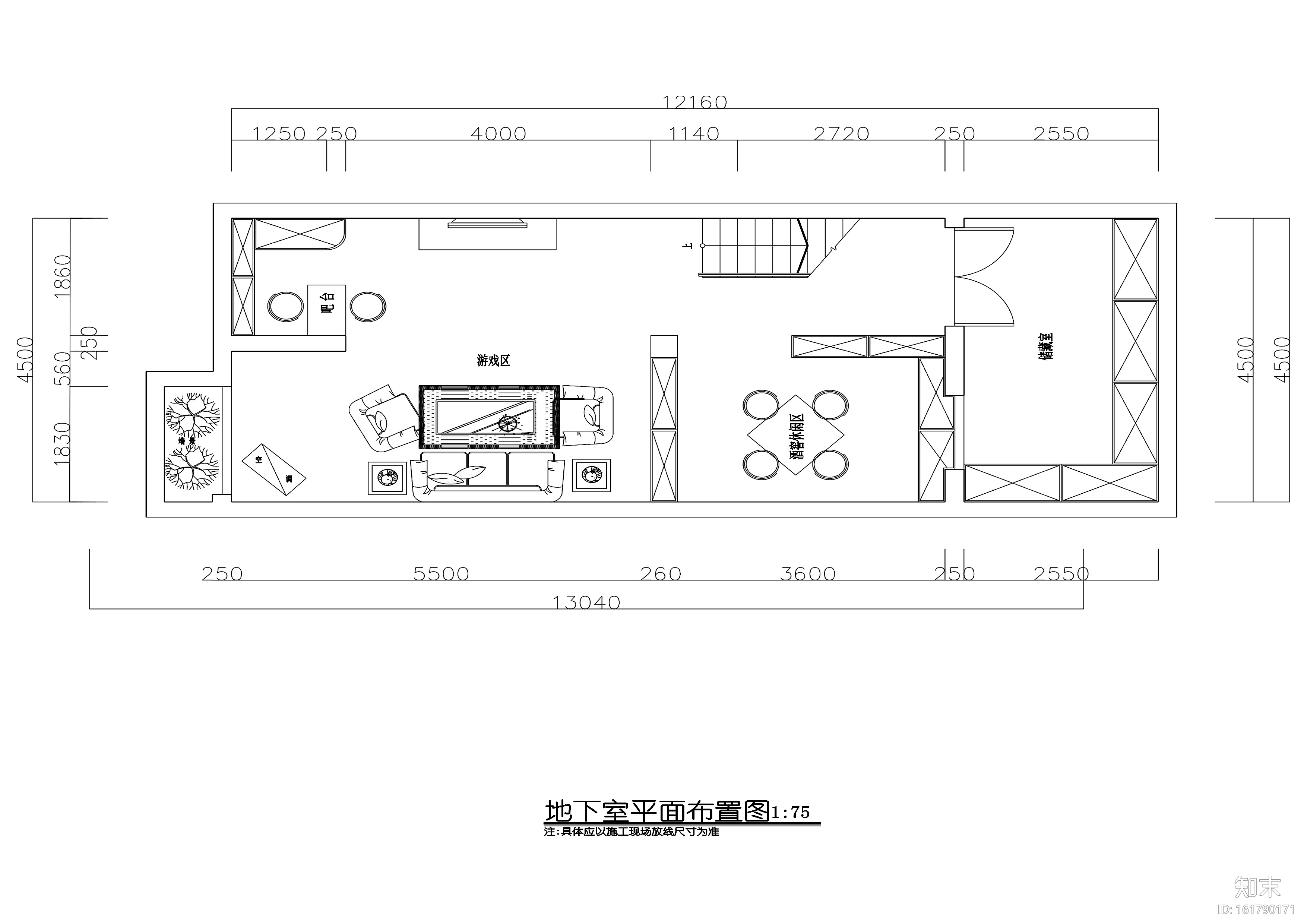 美式田园漫生活主题别墅设计施工图cad施工图下载【ID:161790171】