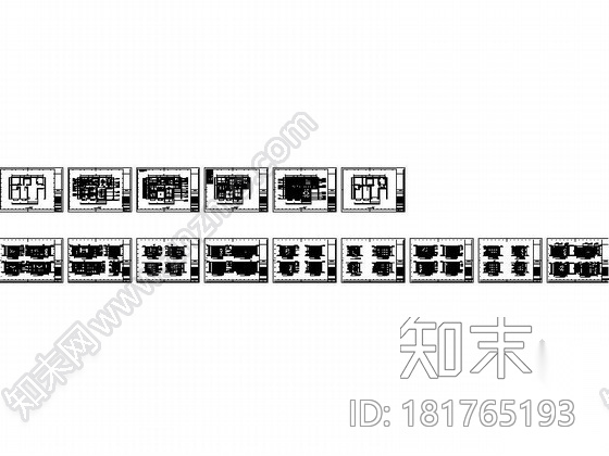 [苏州]浪漫精品欧式设计风格四居室室内装修施工图cad施工图下载【ID:181765193】