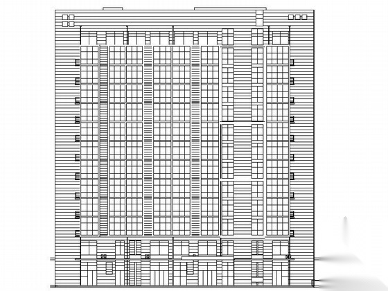 某十三层酒店式公寓（顶层LOFT）建筑扩初图施工图下载【ID:167045189】