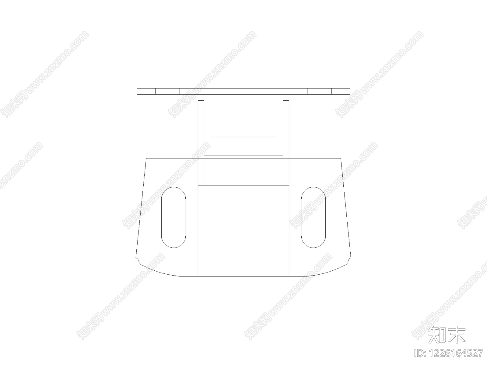 现代柜子CAD图纸