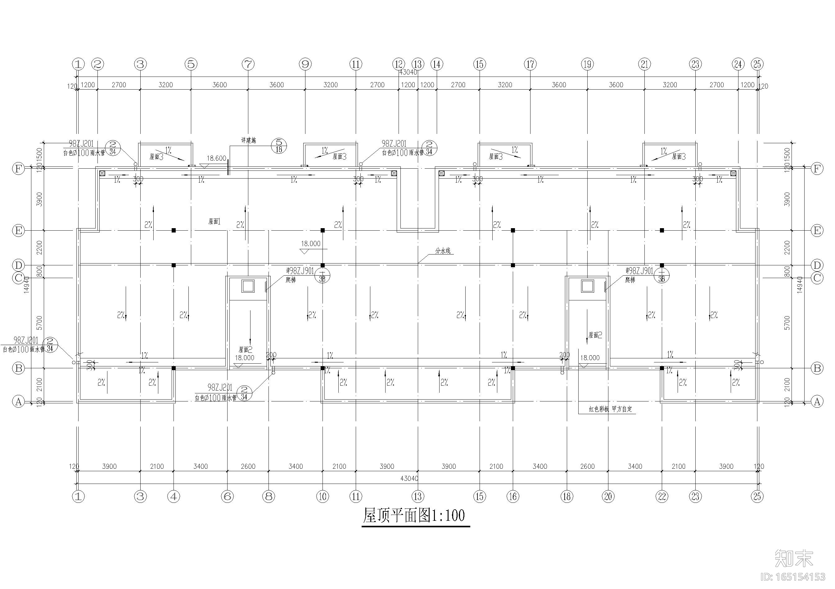 某六层复式居民楼建筑扩初图施工图下载【ID:165154153】