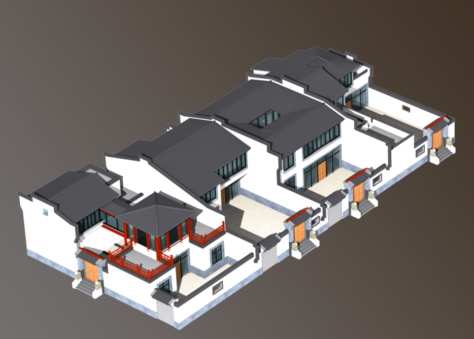 四合院建筑施工图效果图施工图下载【ID:149860131】