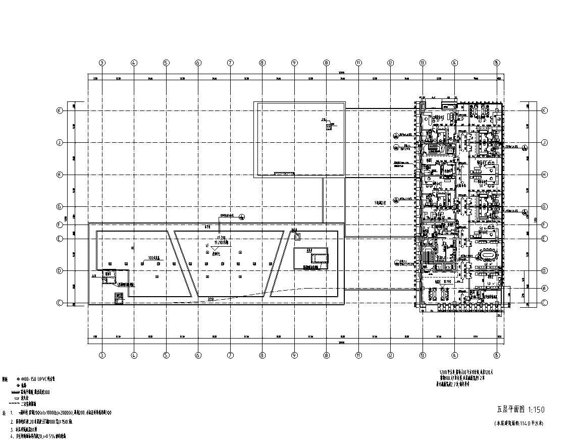 [上海]城投自用办公楼建筑施工图设计（CAD）施工图下载【ID:151394186】