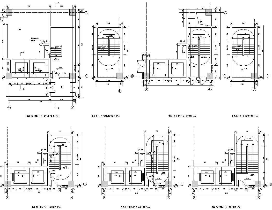 [上海]城投自用办公楼建筑施工图设计（CAD）施工图下载【ID:151394186】