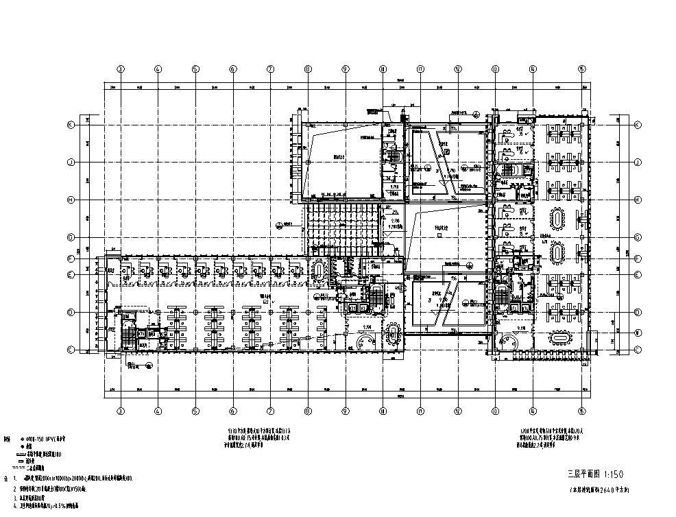 [上海]城投自用办公楼建筑施工图设计（CAD）施工图下载【ID:151394186】