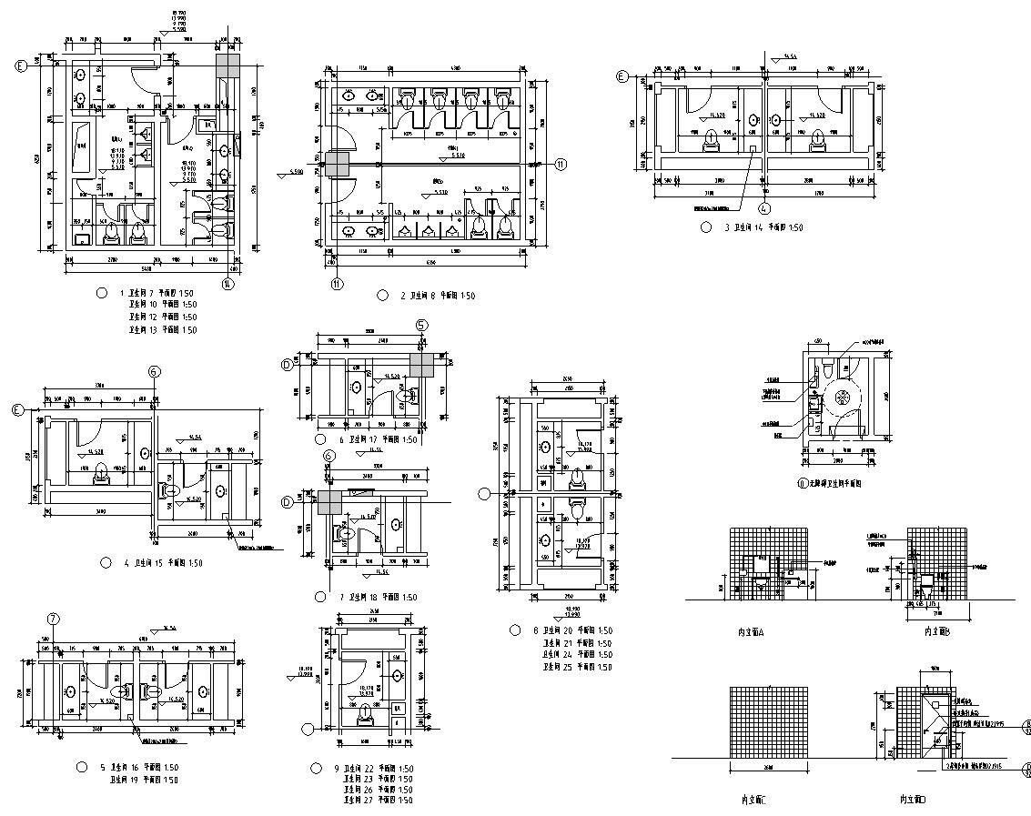 [上海]城投自用办公楼建筑施工图设计（CAD）施工图下载【ID:151394186】