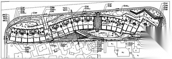 某住宅区局部组团绿地景观设计施工图cad施工图下载【ID:161096176】