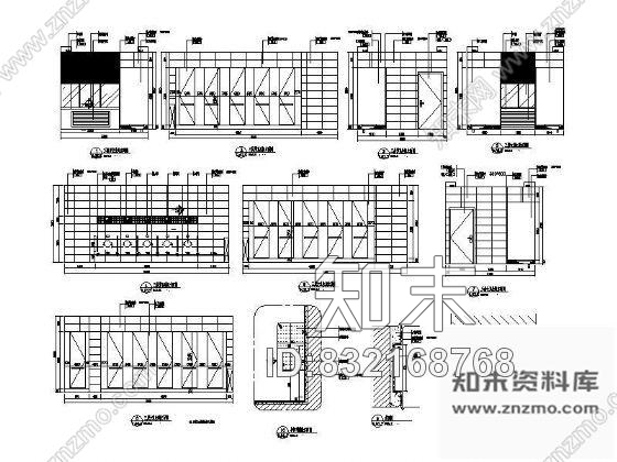 图块/节点公共卫生间立面详图施工图下载【ID:832168768】