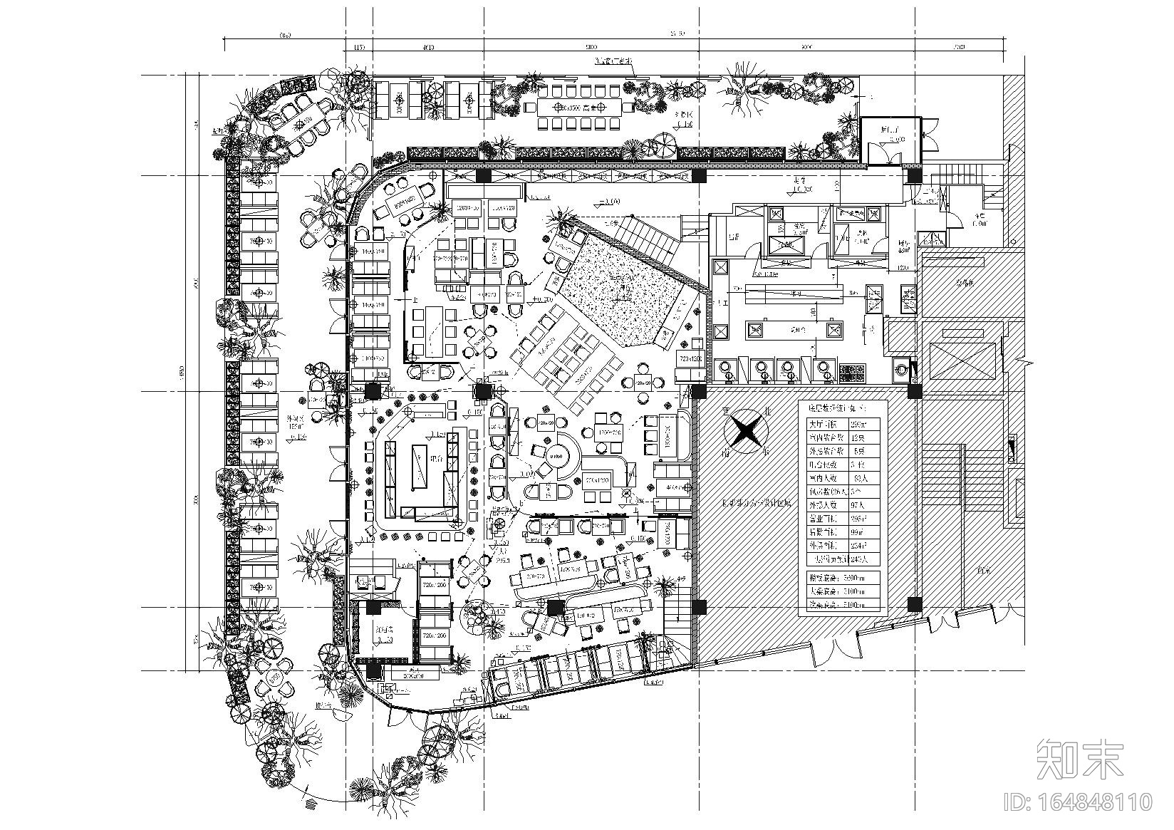 [广东]-榕树里复古餐厅施工图+效果图+电气cad施工图下载【ID:164848110】