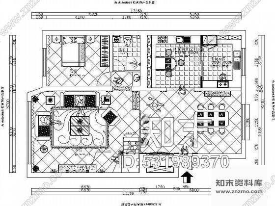 施工图乌鲁木齐某双层简欧别墅方案cad施工图下载【ID:531989370】