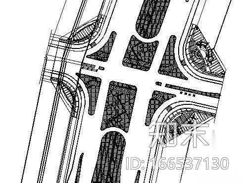 [连云港]道路景观工程全套施工图cad施工图下载【ID:166537130】