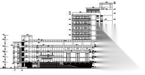安徽大学某图书馆建筑方案文本施工图下载【ID:151618138】