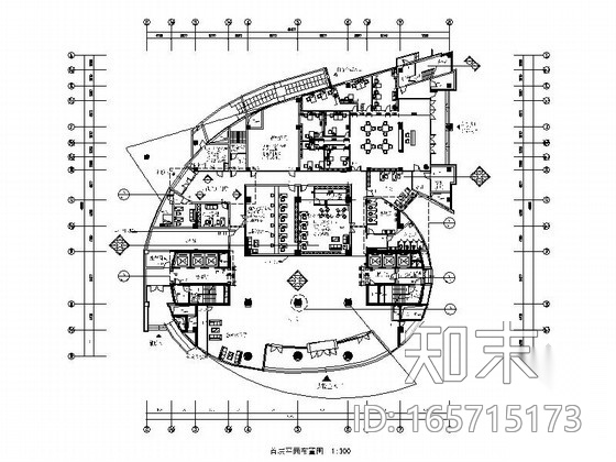 [江苏]知名设计院设计时尚前卫商业办公空间室内设计装饰...cad施工图下载【ID:165715173】