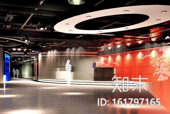 [苏州]纺织公司办公及生活办公大楼装修图（含效果）cad施工图下载【ID:161797165】