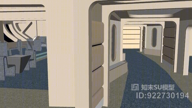 现代窗SU模型草图