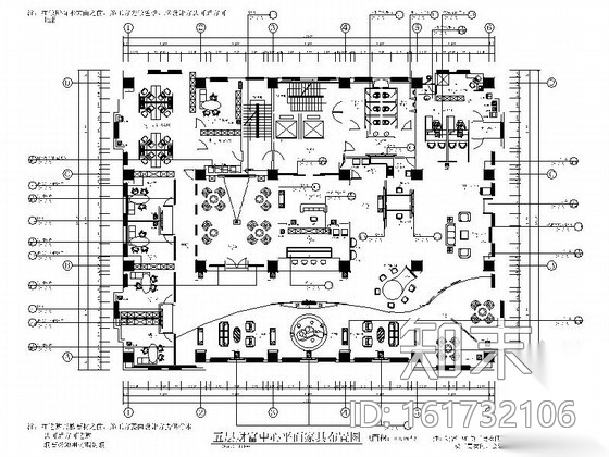 [云南]度假区金融财富中心室内装修施工图施工图下载【ID:161732106】
