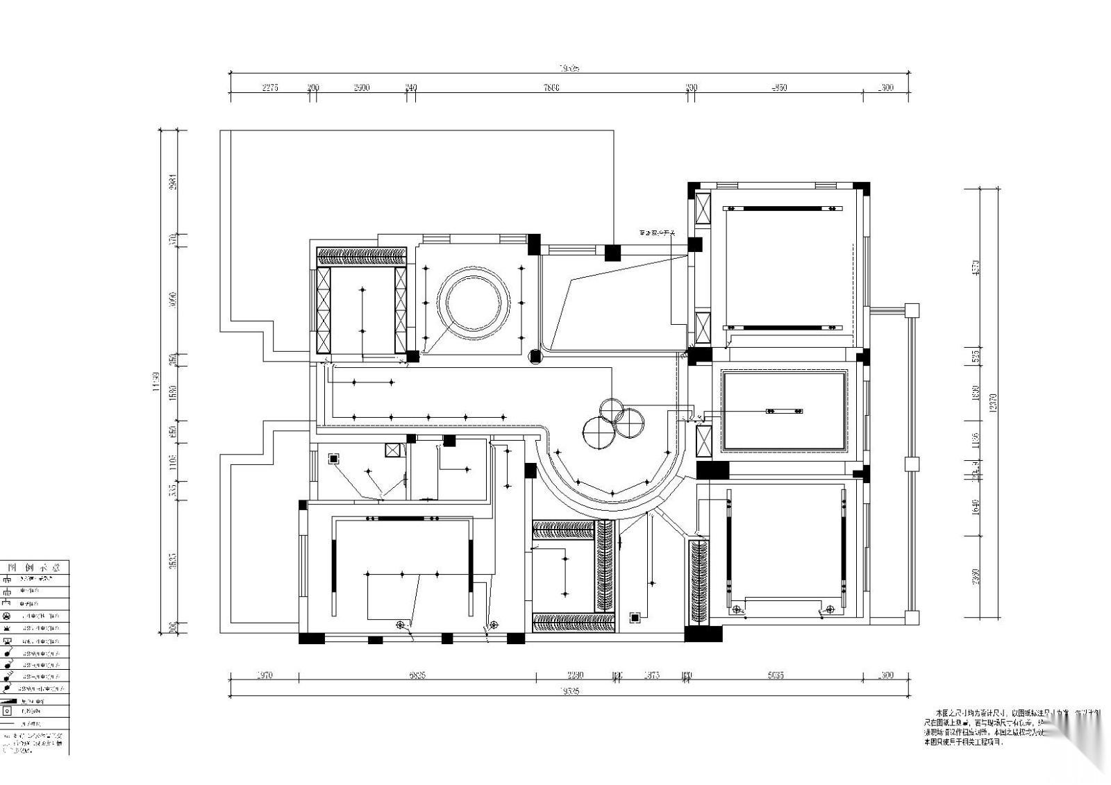 [四川]-成都麓山国际别墅住宅施工图+效果图cad施工图下载【ID:160068116】