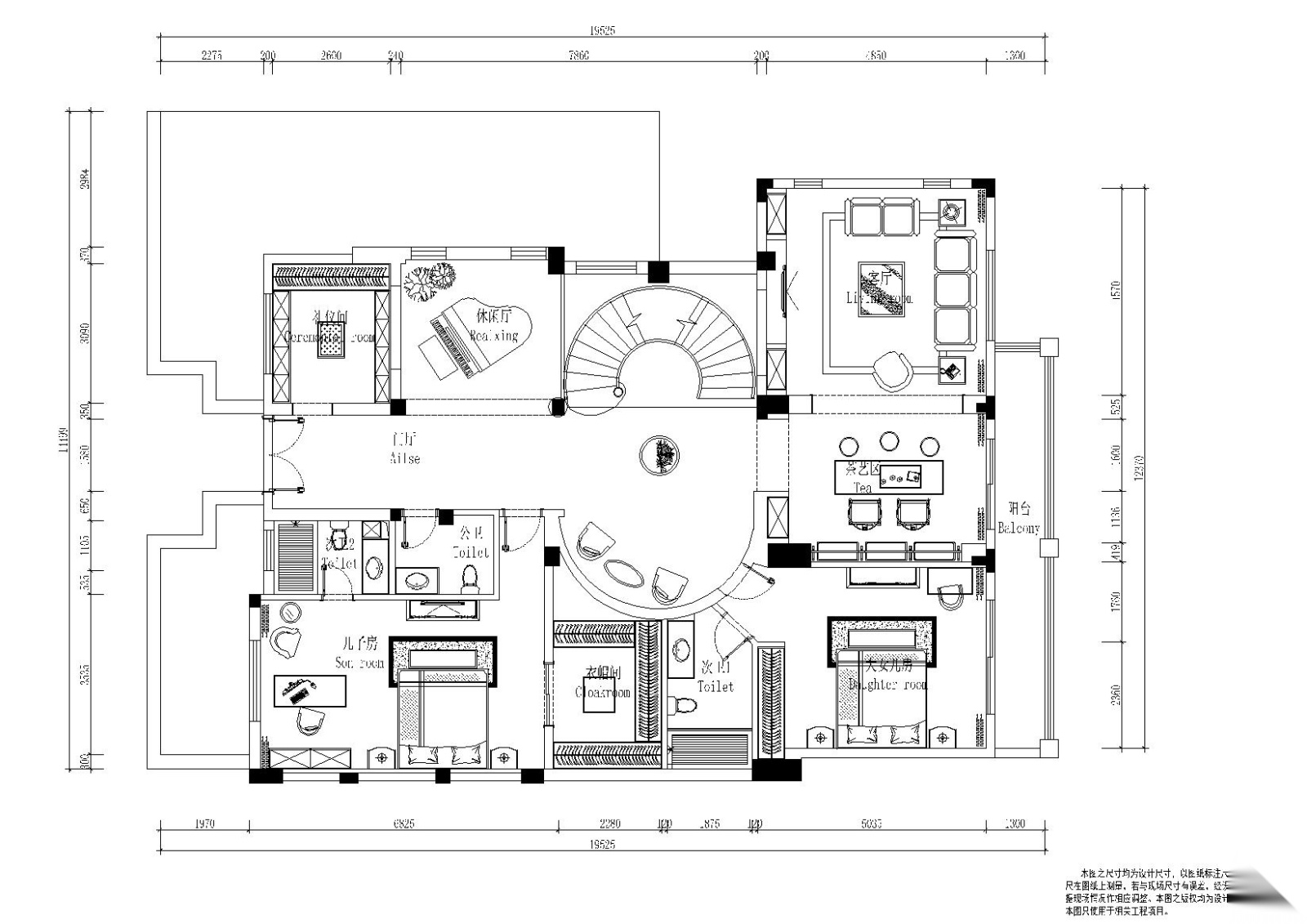 [四川]-成都麓山国际别墅住宅施工图+效果图cad施工图下载【ID:160068116】