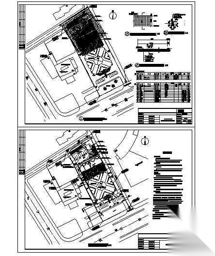 某商业楼屋顶绿化施工图cad施工图下载【ID:161020144】