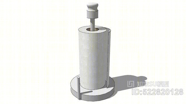 厨房卷筒架SU模型下载【ID:522820128】