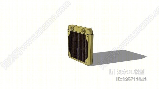 硬件实验室黑冰GT隐形140散热器SU模型下载【ID:935713243】