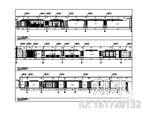 [安徽]知名大酒店室内空间设计施工图cad施工图下载【ID:161728132】