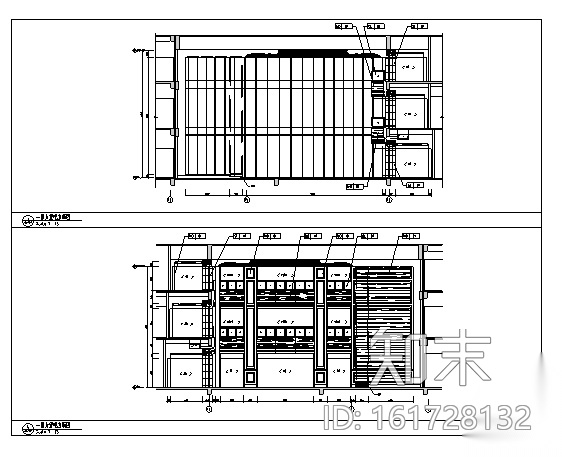 [安徽]知名大酒店室内空间设计施工图cad施工图下载【ID:161728132】