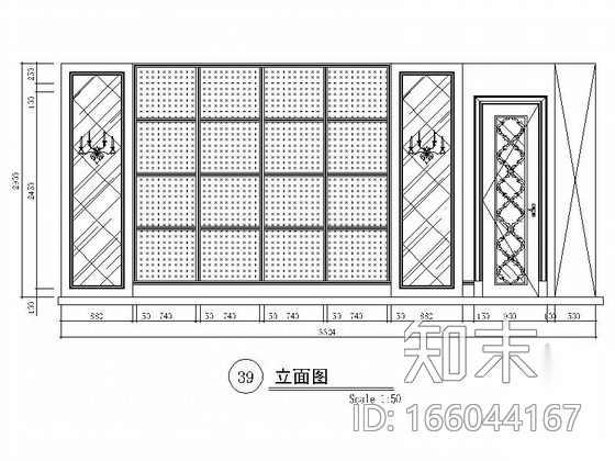 某欧式娱乐会所包房5装修图cad施工图下载【ID:166044167】