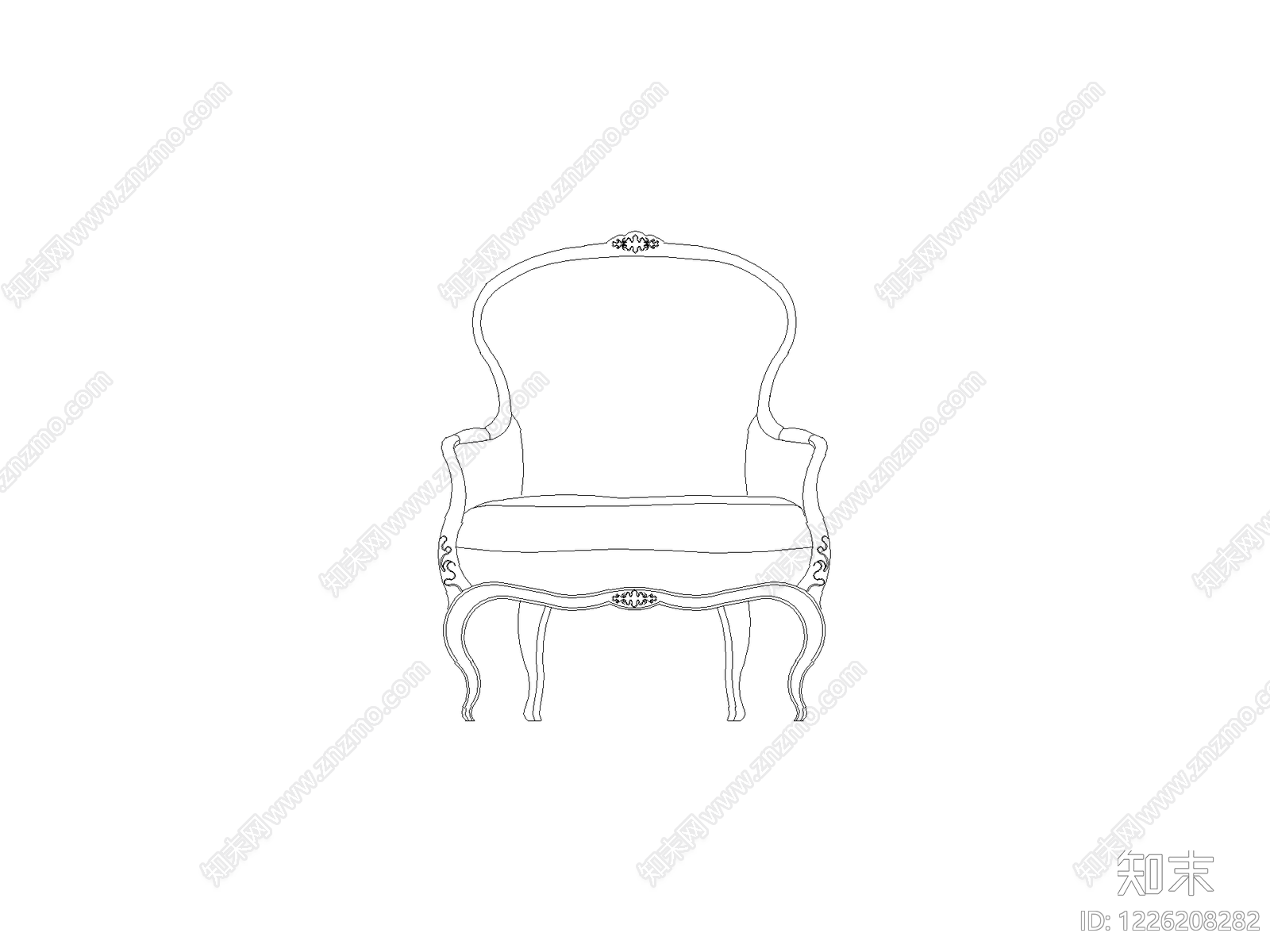 椅子CAD图纸