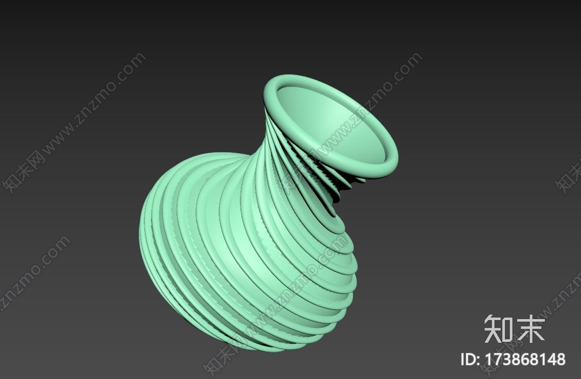 螺旋花瓶3d打印模型下载【ID:173868148】