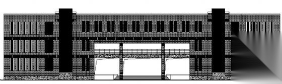 某三层学校办公楼建筑方案图cad施工图下载【ID:151576147】