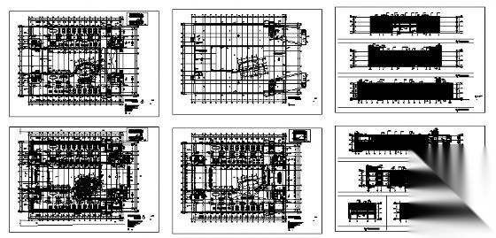 某三层学校办公楼建筑方案图cad施工图下载【ID:151576147】