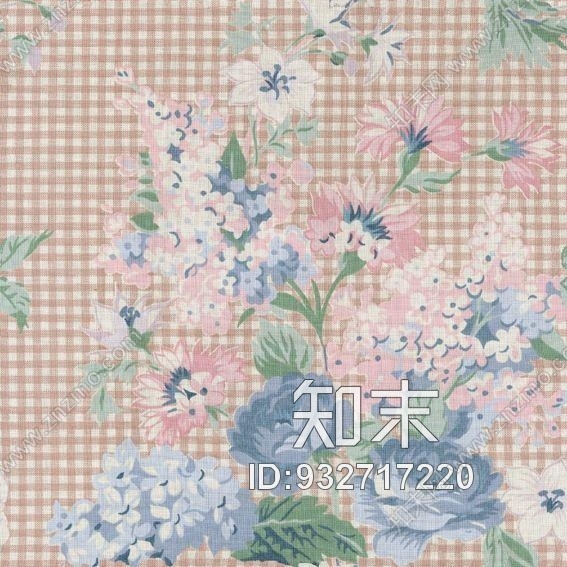 布纹-花布贴图下载【ID:932717220】