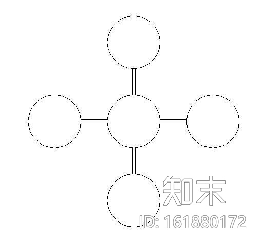 路灯平面3施工图下载【ID:161880172】