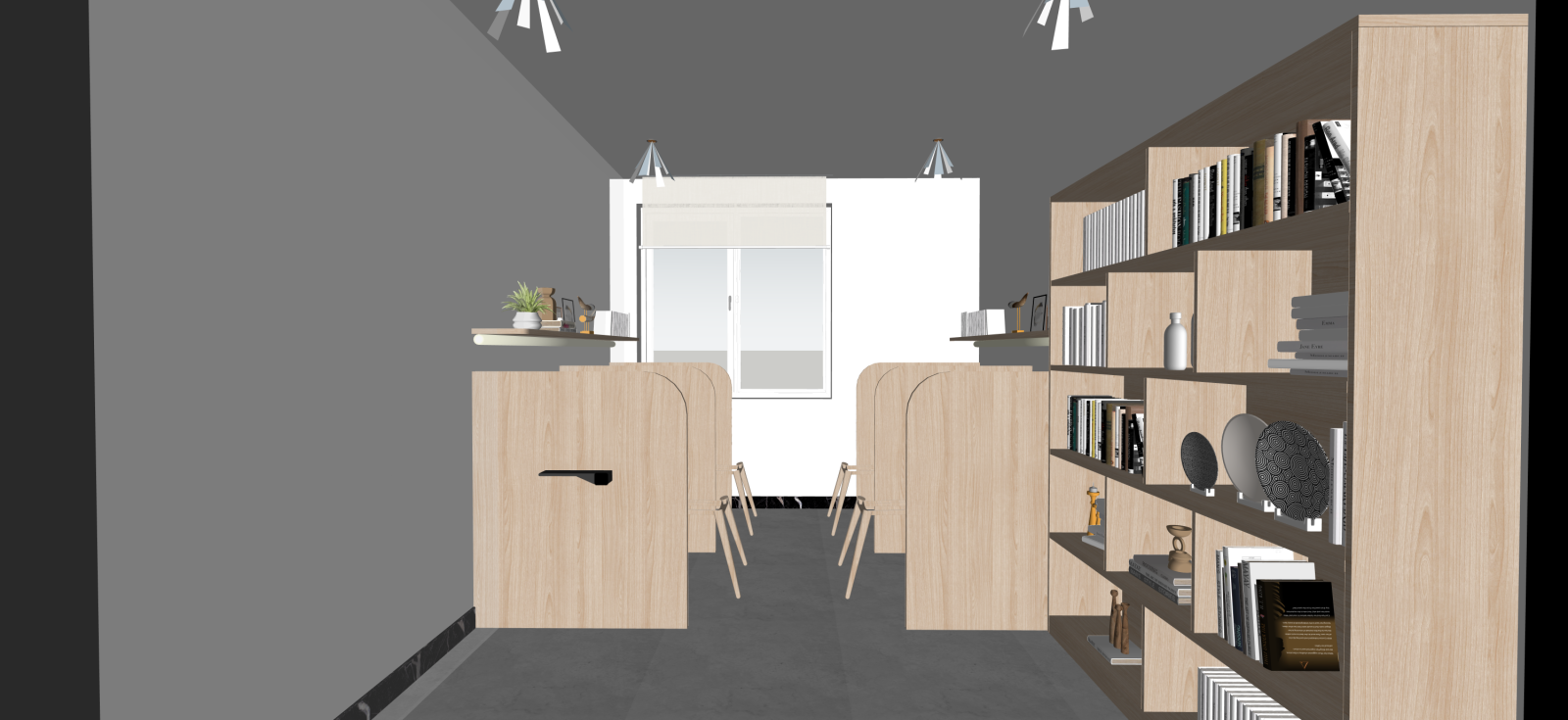 现代咖啡厅SU模型下载【ID:1222285421】