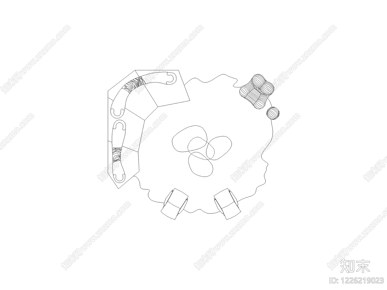 现代,极简家装图库CAD图纸