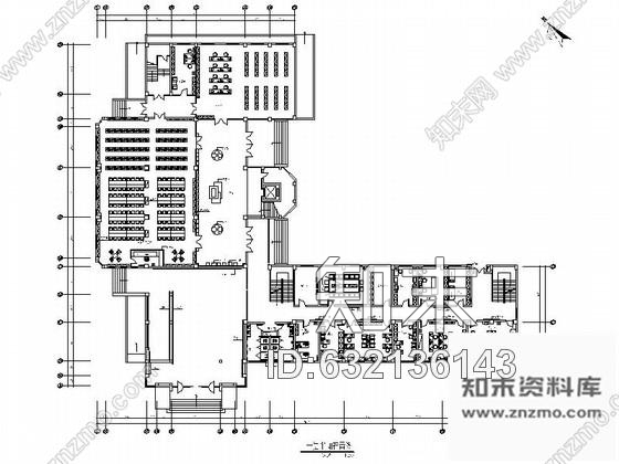 施工图无锡五星级重点中学现代行政综合楼装修施工图含效果cad施工图下载【ID:632136143】