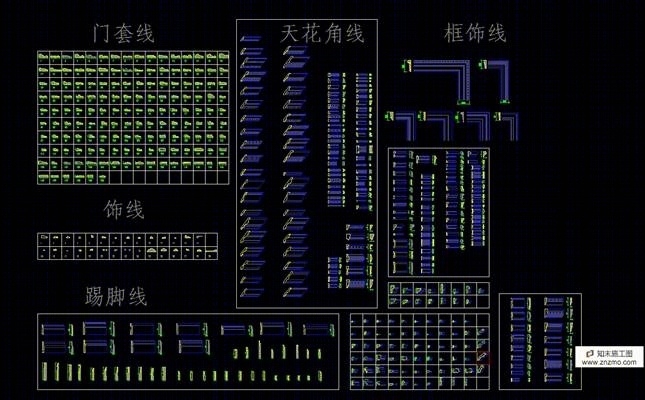 线条大样施工图下载【ID:16908836】