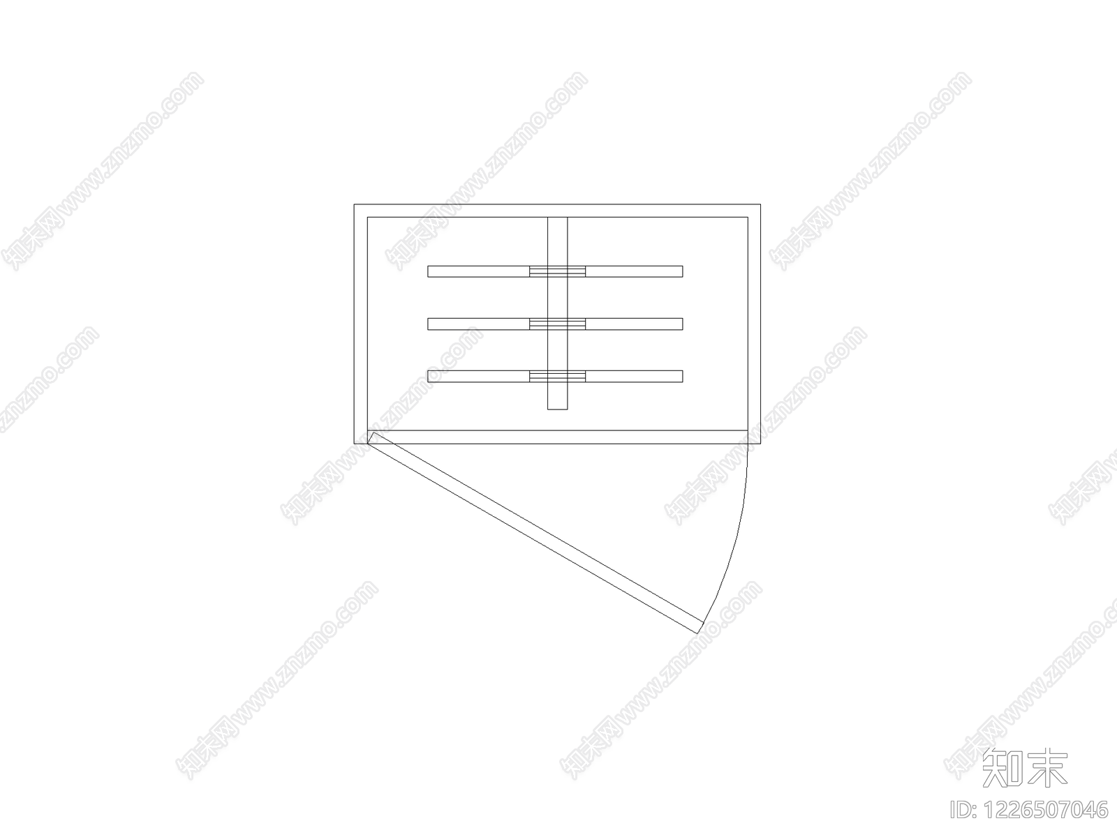 柜子cad施工图下载【ID:1226507046】