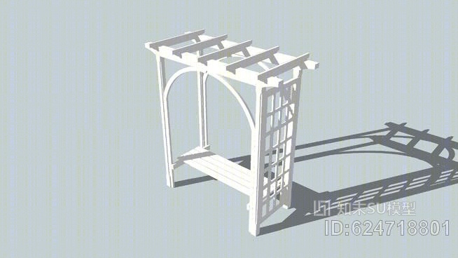 棚架SU模型下载【ID:624718801】