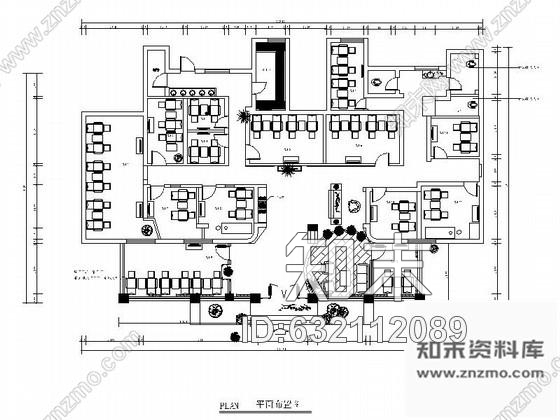 施工图湖北足浴保健会所室内装修图施工图下载【ID:632112089】
