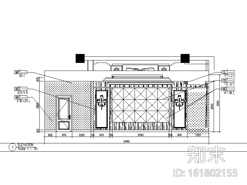 全套欧式古典豪宅设计CAD施工图（含效果图）cad施工图下载【ID:161802155】