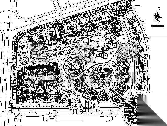 某小区景观工程施工图cad施工图下载【ID:161130124】