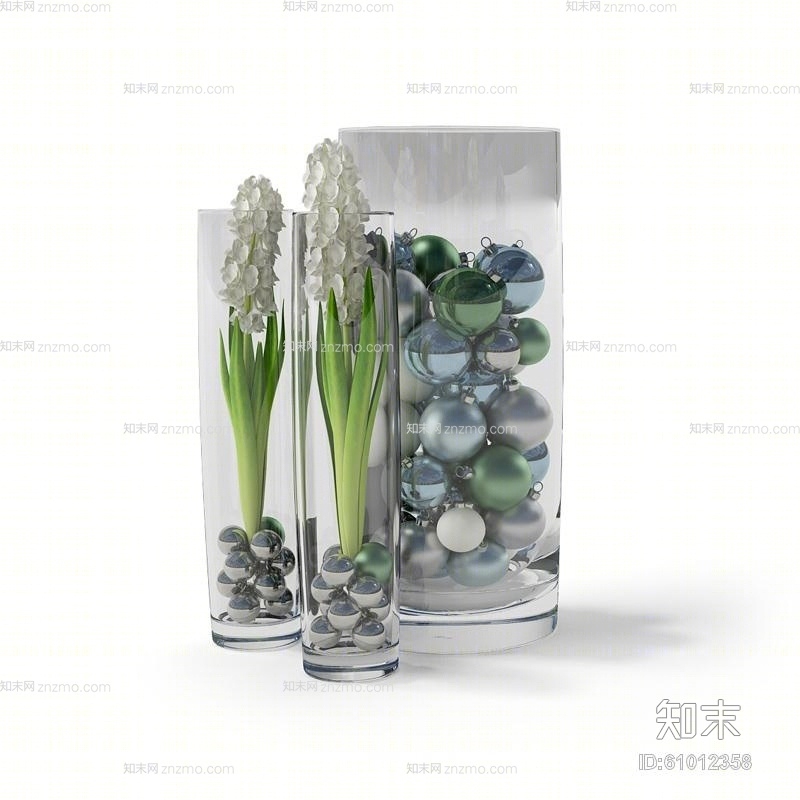 透明玻璃装饰品3D模型下载【ID:61012358】