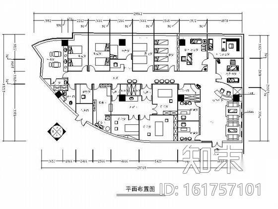 [长沙]某医疗美容院装修图cad施工图下载【ID:161757101】