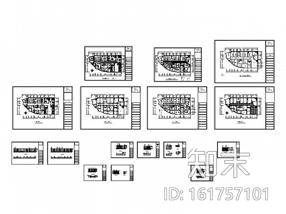[长沙]某医疗美容院装修图cad施工图下载【ID:161757101】