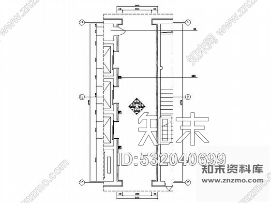施工图重庆四星级现代简约酒店电梯间室内装修施工图施工图下载【ID:532040699】